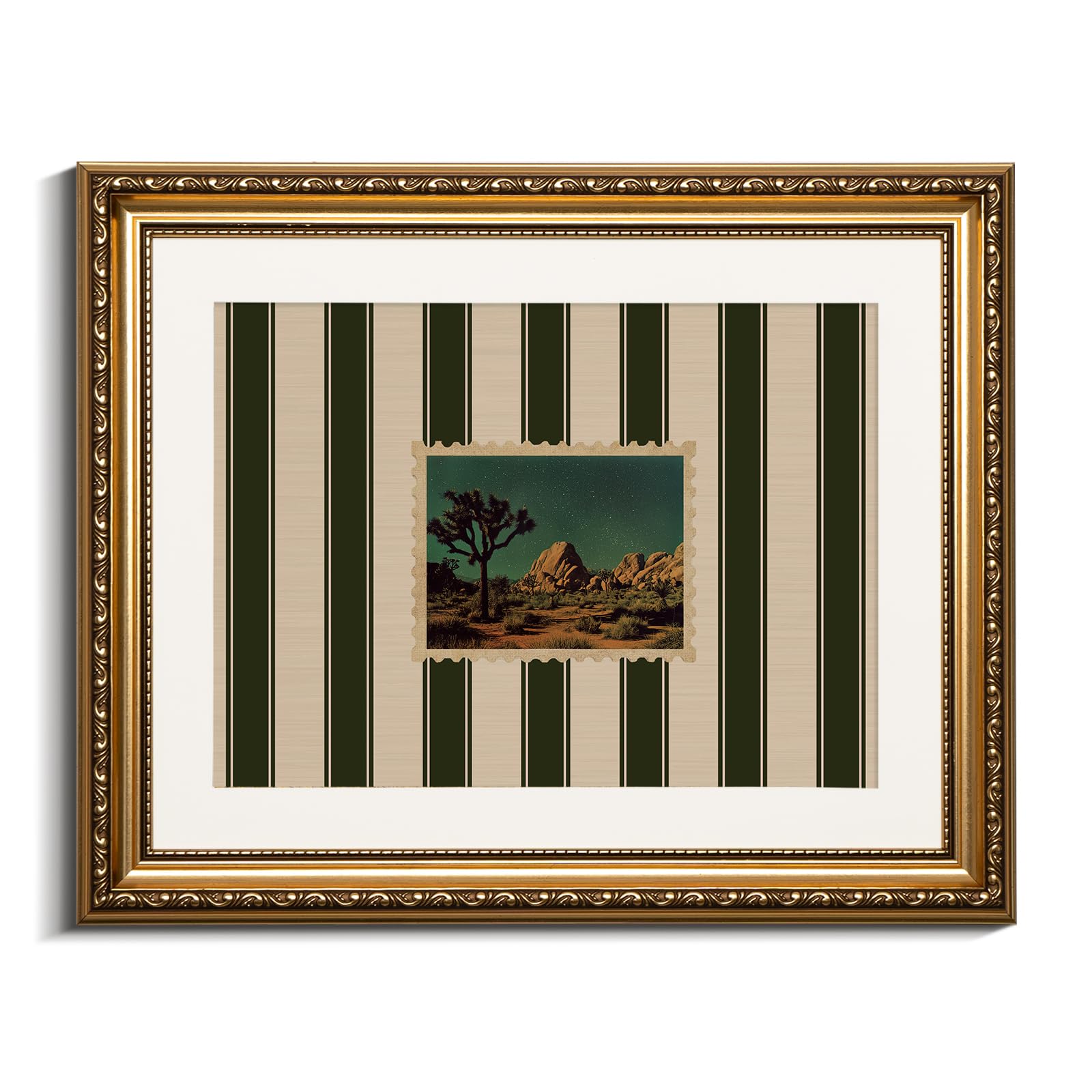 VIYYIEA Gold Framed Wall Art Canvas Print Home Decor Vintage Swan Decoration Grace Swan Art Painting Pictures Rustic Bathroom Wall Decor Animal Farmhouse Artwork for Living Room Bedroom Office 11x14in — view 16