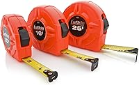 Vista 3 de Cinta métrica retráctil Lufkin, 1 pulgada x 26 pies, de alta visibilidad, color naranja, L625CME