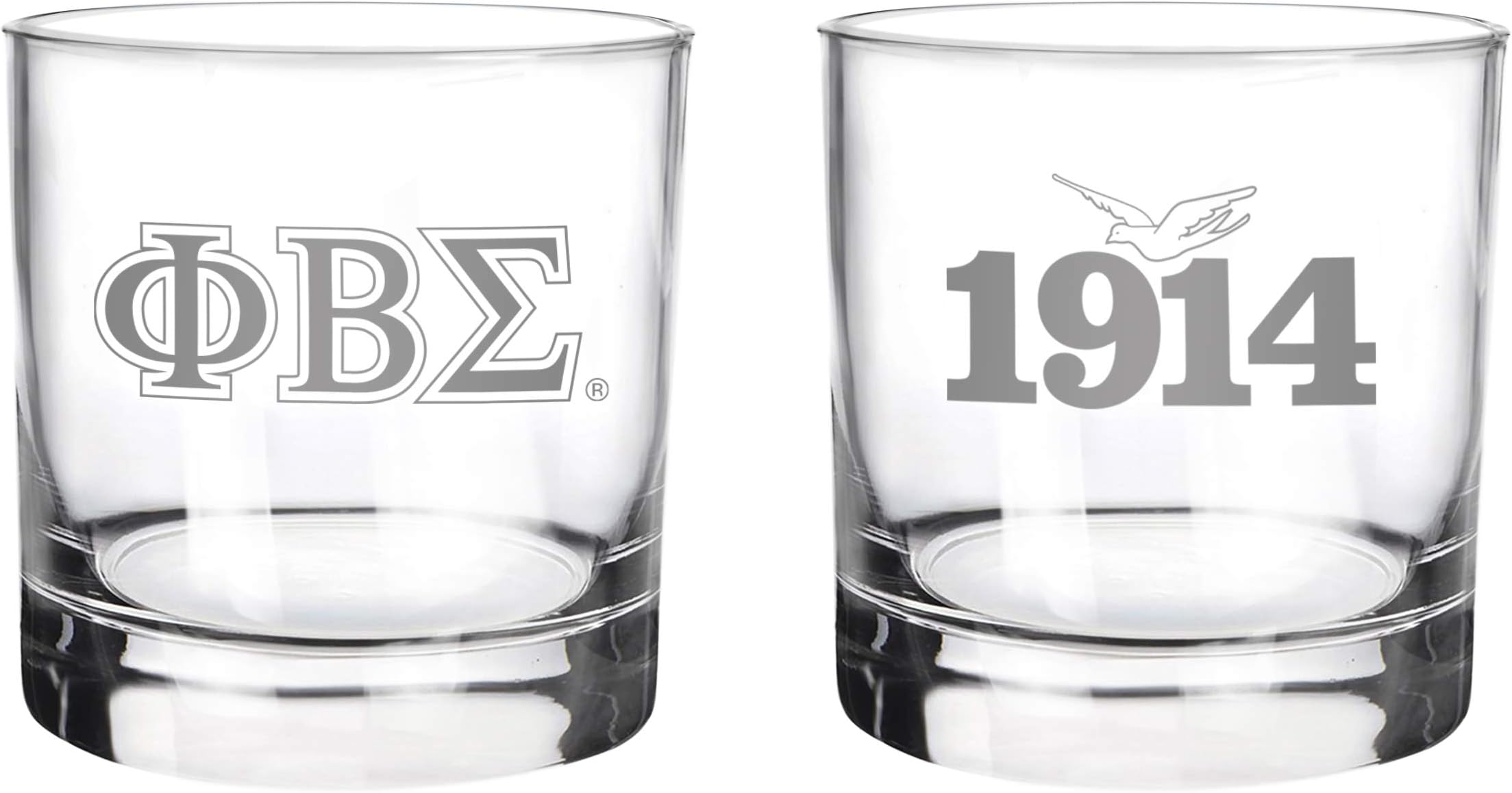 SET OF 02 DRINKING GLASSES