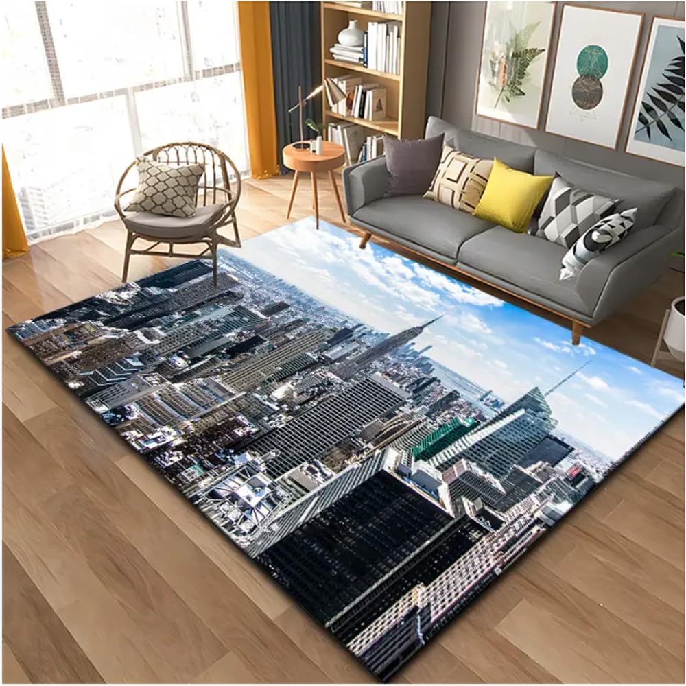 Tapis de sol 80x150cm rétro nostalgie pour salon et chambre