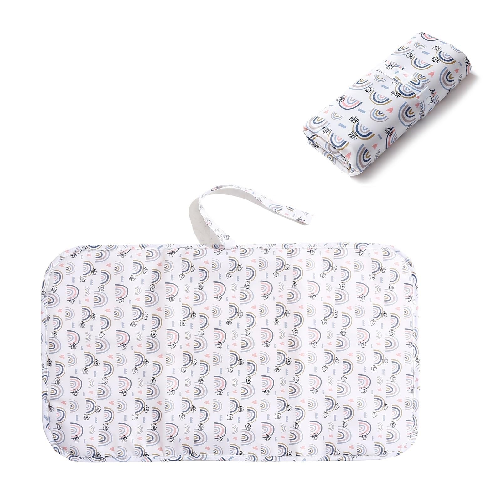 Matelas à langer pliable pour lit résolvant le problème des fuites avec ses coussinets