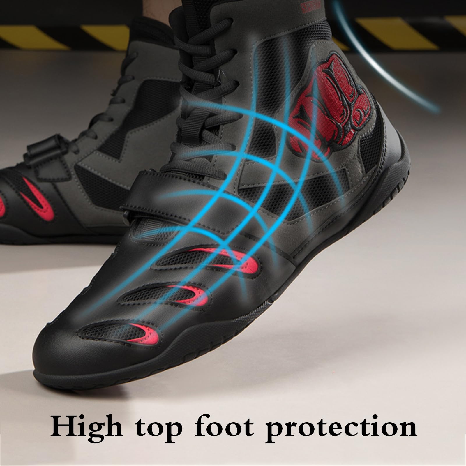 Scarpe Da Bodybuilding E Boxe Uomo - Leggere, Traspiranti E Flessibili Per Allenamento - Foto 13