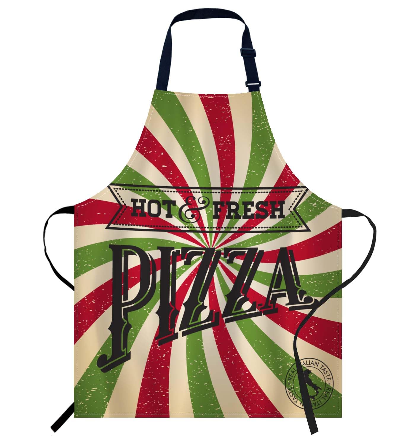Smooffly Pizza Poster Apron for Chefs Cooking and Baking for Men and Women Kitchen, Butchers, BBQ & Catering Bibs