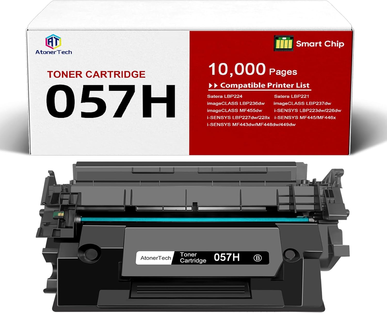 057/057H High Yield Toner Cartridge Replacement for Canon 057H/057/CRG-057 Toner Compatible with Canon ImageCLASS MF445dw MF448dw MF449dw LBP226dw LBP227dw Printers|10000-Page Capacity