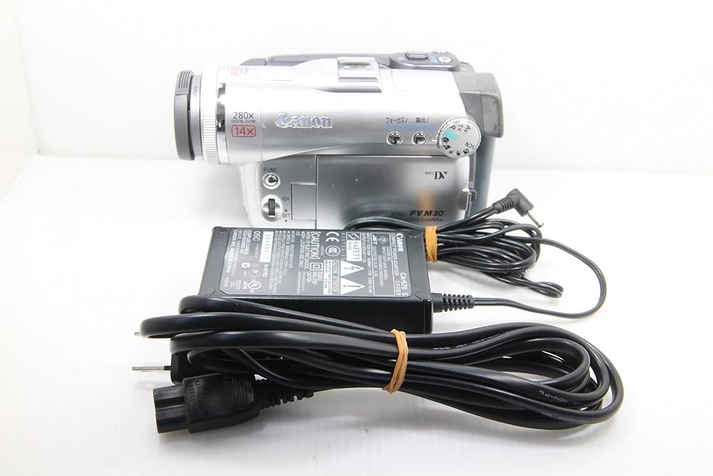 希少 大人気 動作品 キャノンビデオカメラ DM-FV M30 Mini DV Amazon | Canon キャノン DM-FV M30 デジタルビデオカメラ ミニ