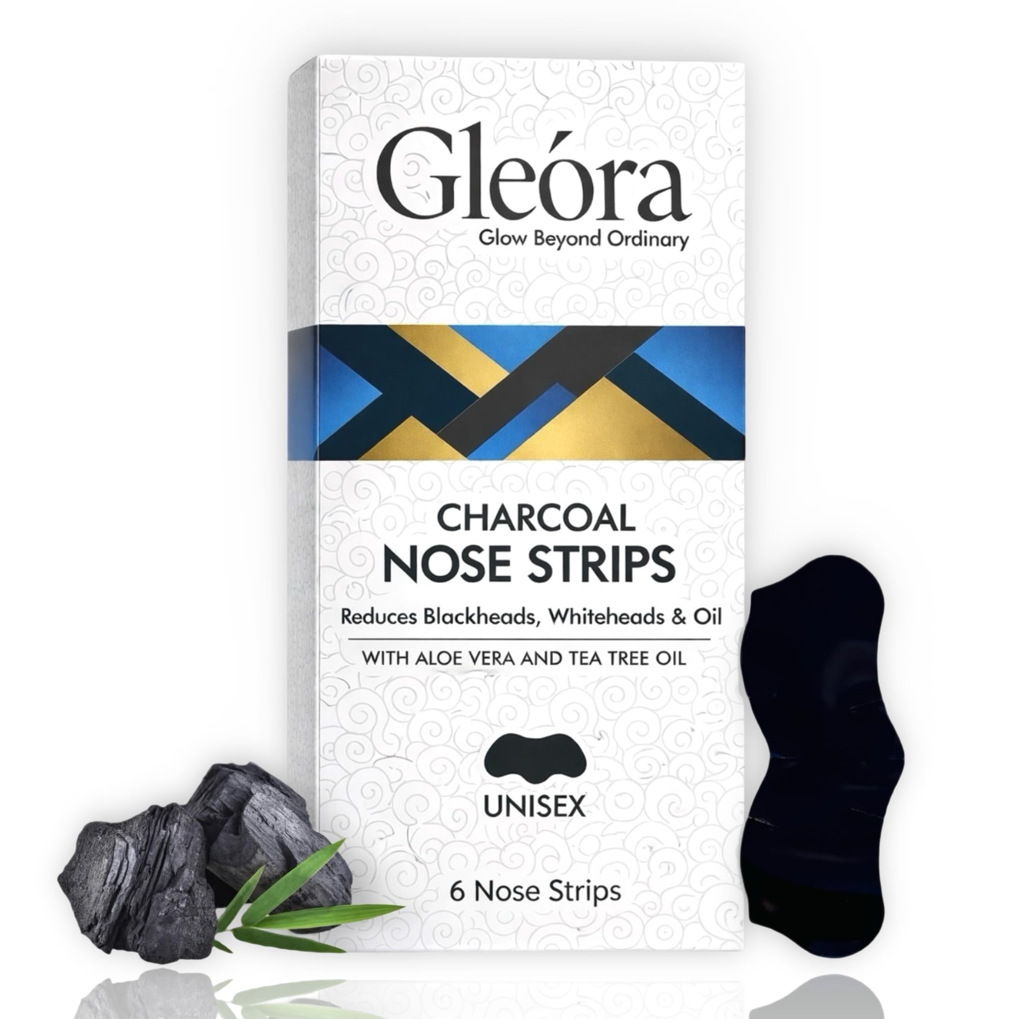 Nose Strips for Blackhead Removal Pack of 6 Deep Cleansing Pore Strips Oil Control Blackhead Remover Nose Patch for Men & Women-image-46