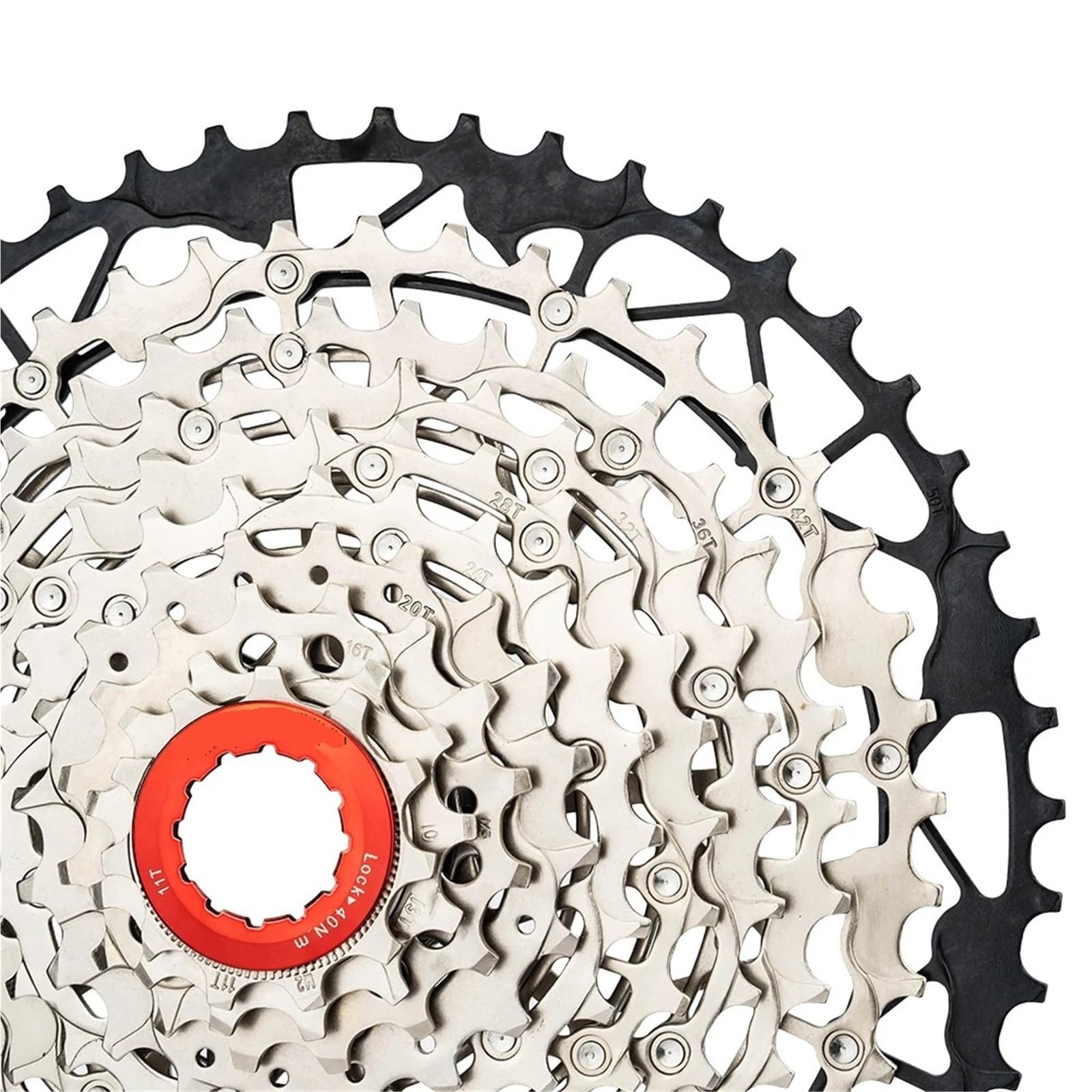 Genérico Compatible con Casete MTB ZTTO De 10 Velocidades 11-50T | Se adapta a cuerpos de rueda libre HG; El amplio rango de 11-50T admite subidas empinadas y terrenos ondulados.