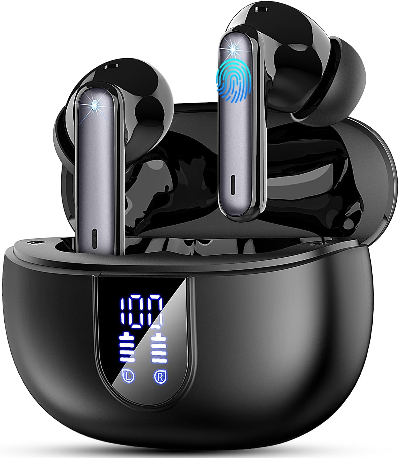 JBES Ecouteurs Bluetooth Sans Fil, Écouteurs Sans Fil Bluetooth 5.4, 6