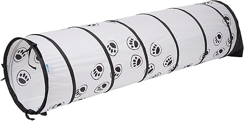 Vista 78 de Pacific Play Tents 41410 - Túnel de gateo Galaxy de 6 pies para niños con estrellas que brillan en la oscuridad Rojo, amarillo