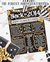 Vista 543 de Lone Star Art 66ª Reunión de Graduados (Sesenta y seis) Decoración en Oro - Recordando El Año - Clase de 1959 - Póster Sin Marco de 11x14 - Globos