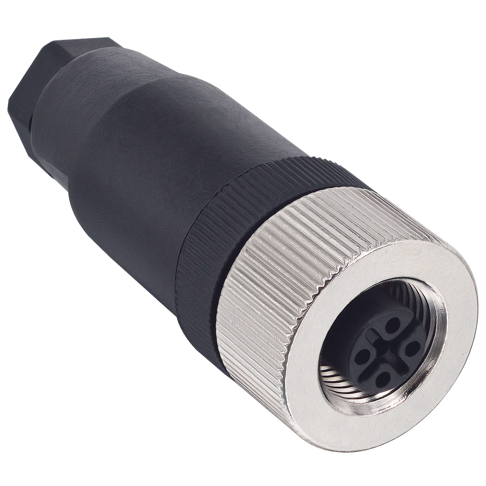 Lonlonty M12 5-Pin Female Circular Aviation Connector Plug 12mm Waterproof Circular Aviation Connector Plug Adapter