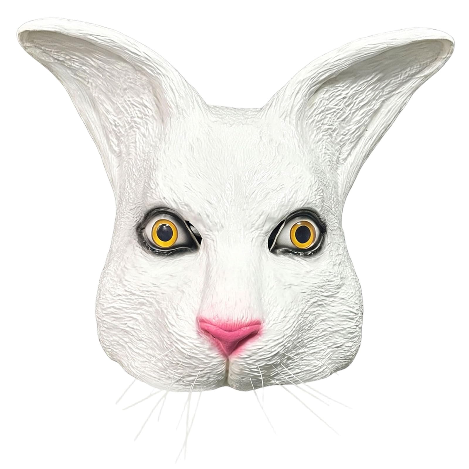 Halloween Mask Unisex Full Head Realistic Latex Scary Funny Costume Prop Scarecrow Pumpkin Cat Horse And Other Styles Creepy Headwear for Cosplay Masquerade Fancy Dress Adult Party Events