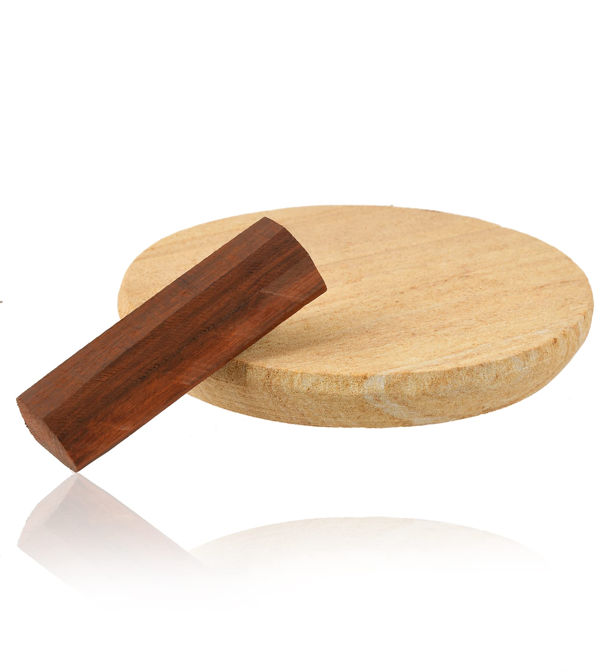 RDK Chandan Pata – Natural Red & White Sandalwood Wood Pieces With Sandalwood board for Face, Hair & Body – Traditional Ayurvedic Use 1