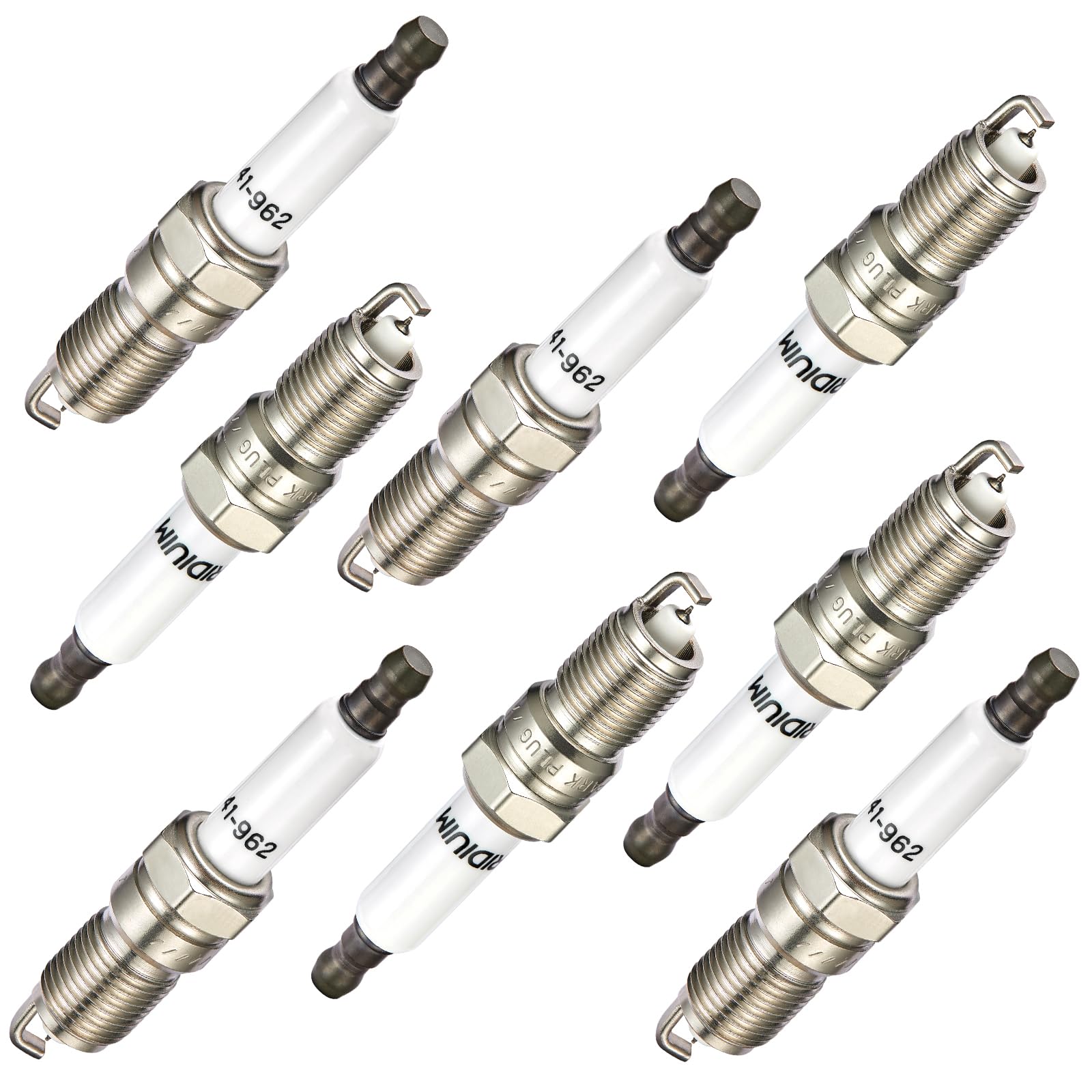BDFHYK Set of 8 Iridium Spark Plug Compatible with Chevy Buick Cadillac GMC VPG Isuzu Hummer Pontiac Saab 4.6L 4.8L 5.3L 5.7L 6.0L 6.2L 7.0L V8 Engine Replacement for 41-962 19299585