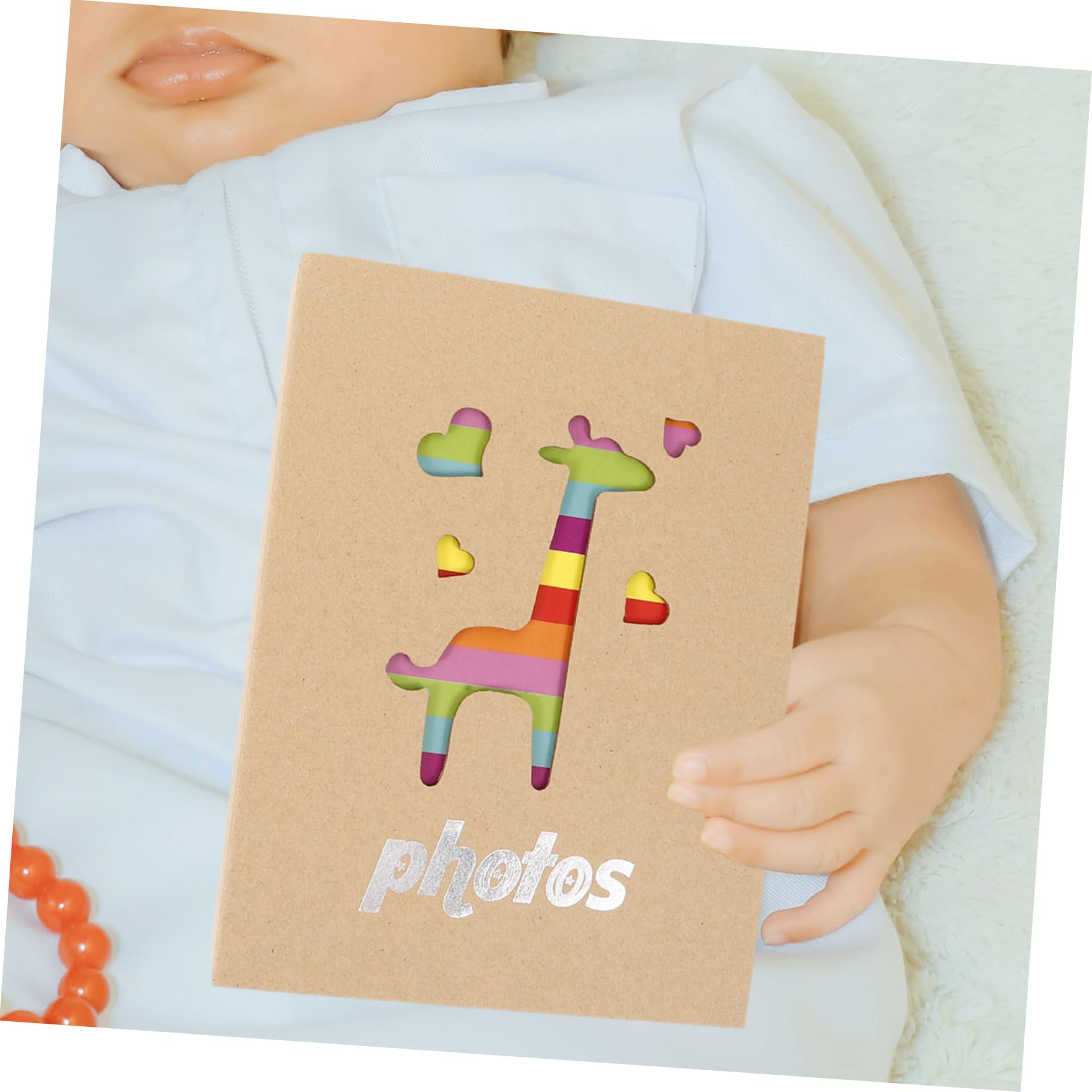 Amosfun 6 Pz Album per bambini album di stoffa neonato fotolibro per bambini diario del album fotografico Album per Fotolibri per bambine fotolibri per neonati Carta