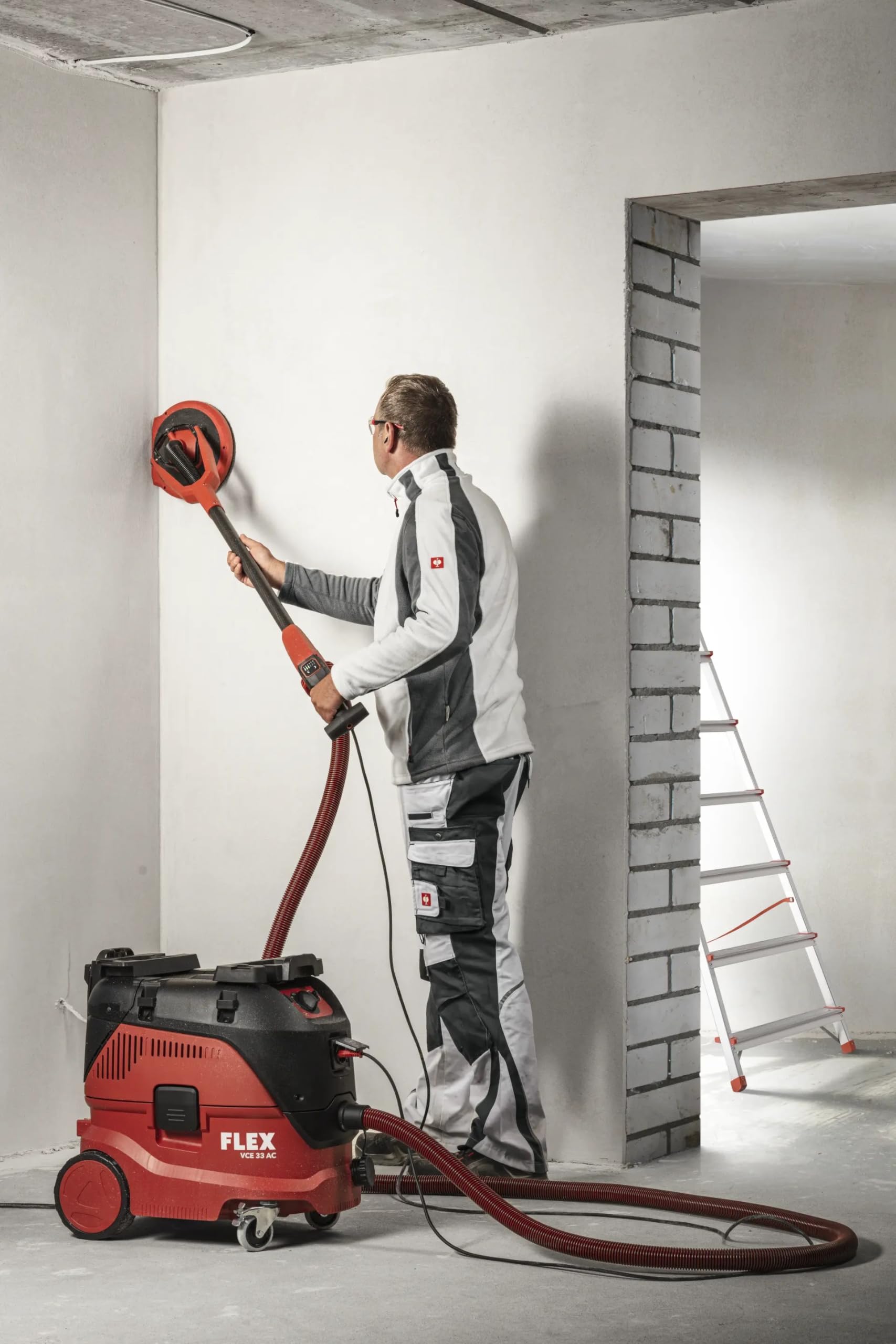 Flex Wand- und Deckenschleifer Giraffe GE 6 R-EC (Leistungsaufnahme 500 W, inkl. Transporttasche) 530900