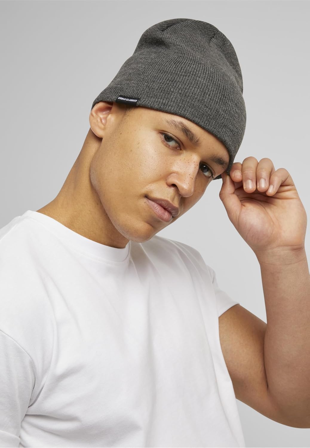 URBAN CLASSICS BASIC BEANIE UNI, Farbe:charcoal image 5