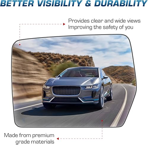 Miniatura 3 de Youxmoto Driver Left and Passenger Right Heated Side Mirror Glass for Ford F150 2004 2005 2006 2007 2008 2009 2010 2011 2012 2013 2014, with Rear