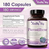 Vista 6 de Healthy Way Pterostilbeno 150 mg, 180 Cápsulas