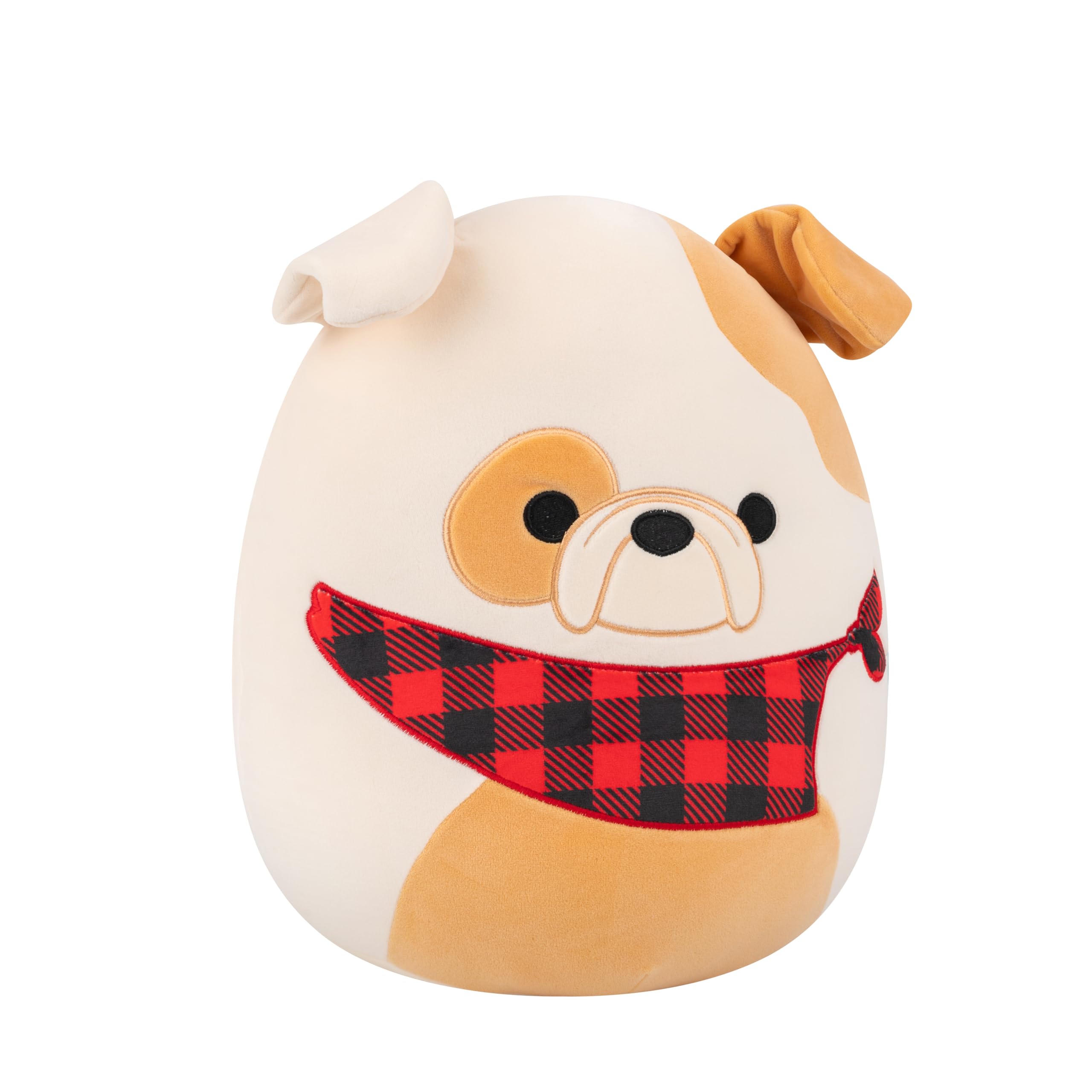 Squishmallows Original 12-Inch Brock the White and Tan Bulldog, 12 inches - Image 3