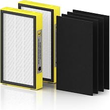 FLT4100 Replacement Filter E Compatible with Guardian Technologies Purifier AC4100, AC4100CA, AC4150BL, AC4150PCA, AC4150P, 2-Pack