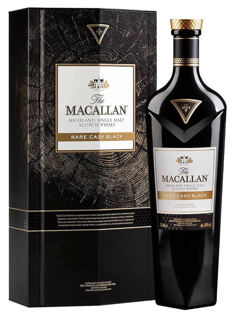 The Macallan Rare Cask Black Whisky, 700ml : Amazon.sg: Grocery