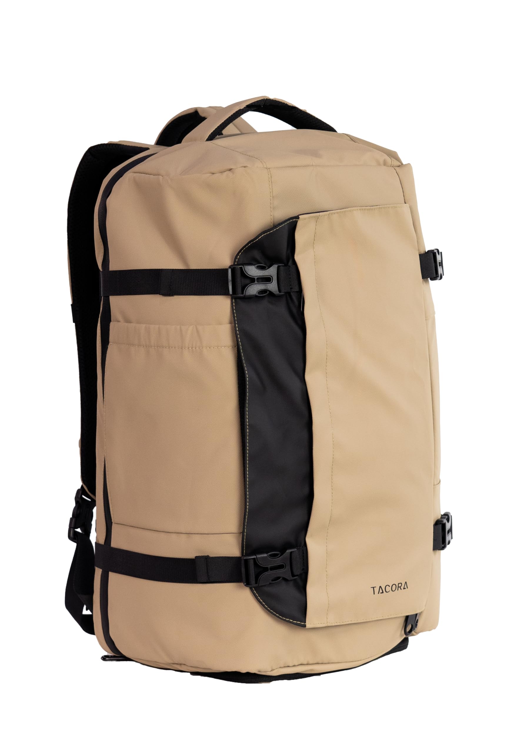 Mochila Cabina Avión 40L - 52x32.5x22 cm - Mochila Viaje Impermeable, Equipaje de Mano con Compartimento para Portátil, 100% Material Reciclado - Mochila de Cabina Ligera y Resistente