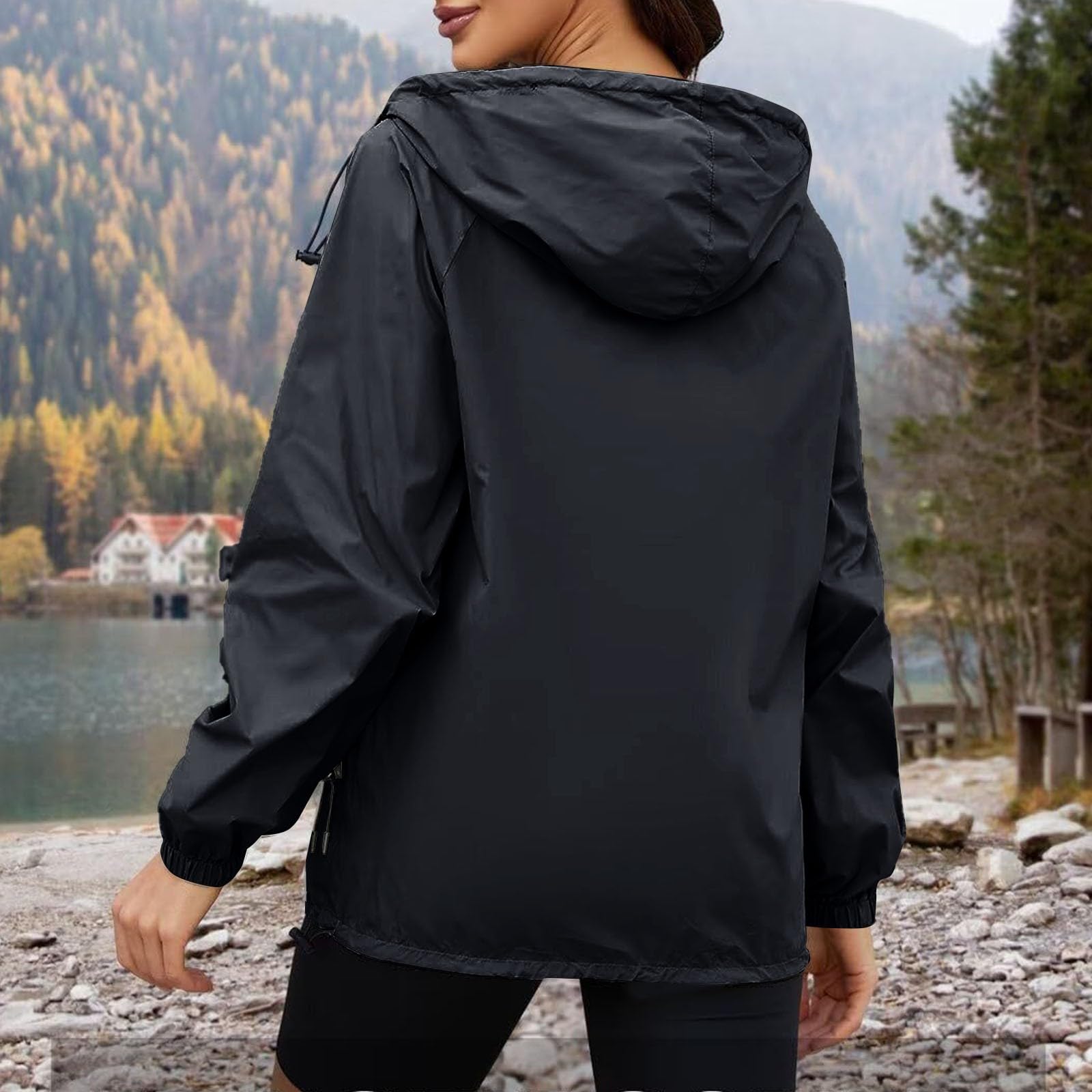 Giacca Antivento Rigida Da Donna Per L'Arrampicata All'Aperto, Autunno E Inverno La Stoffa Del Bici Trench Impermeabile Regenjacke Damen Running Jacket Termica Trekking Giubbino Giacche