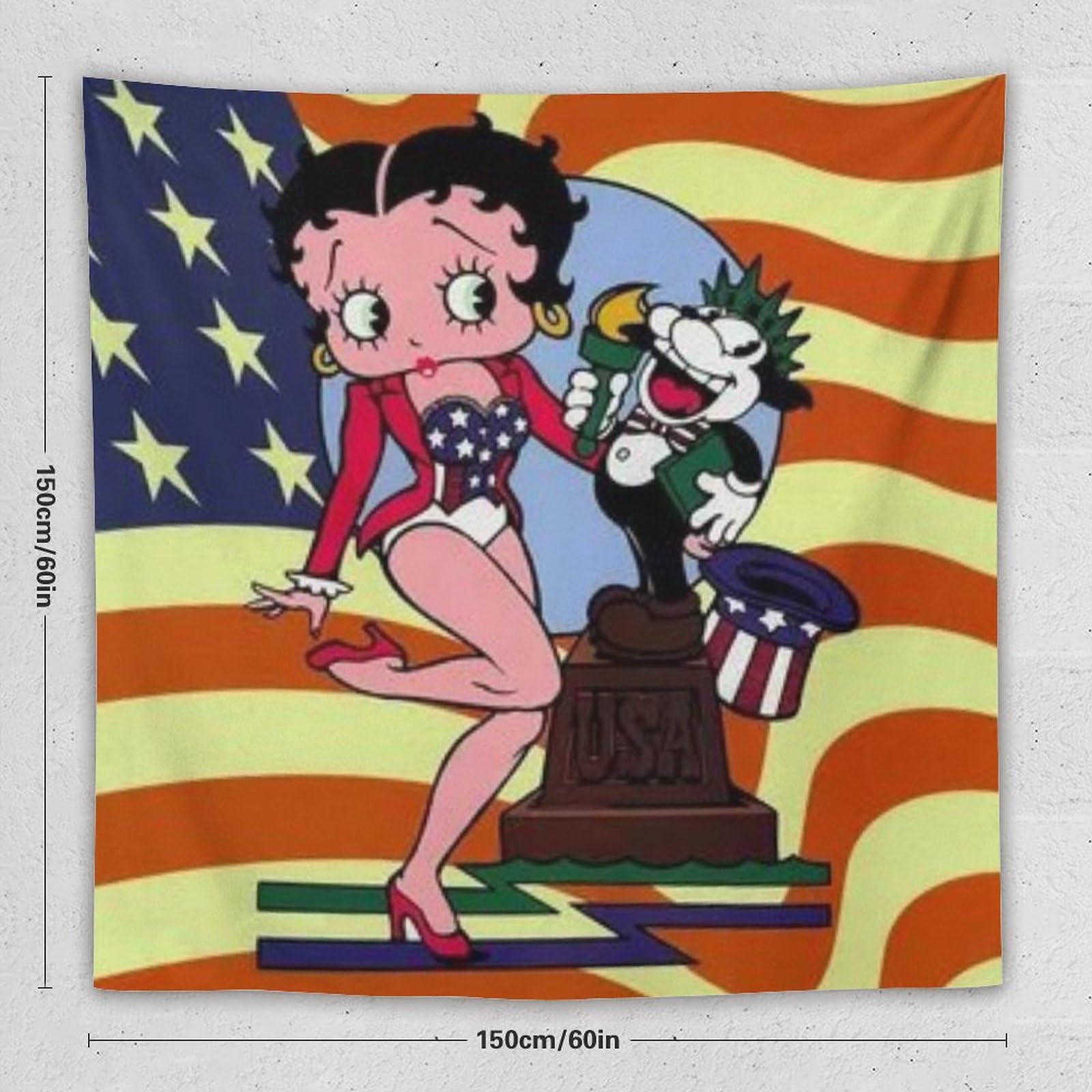 Amazon.co.jp: ベティちゃん (48)タペストリー インテリア おしゃれ