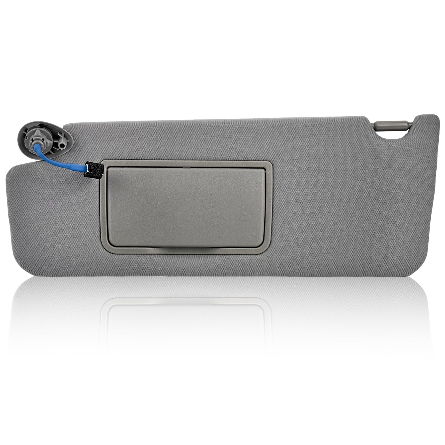 Car Sun Visor Fits for Honda Pilot 2016-2022 Ridgeline 2018-2020 Left Driver Side Sun Visor with Light and Vanity Mirror Replace OE# 83280-TG7-A12ZB (Gray)