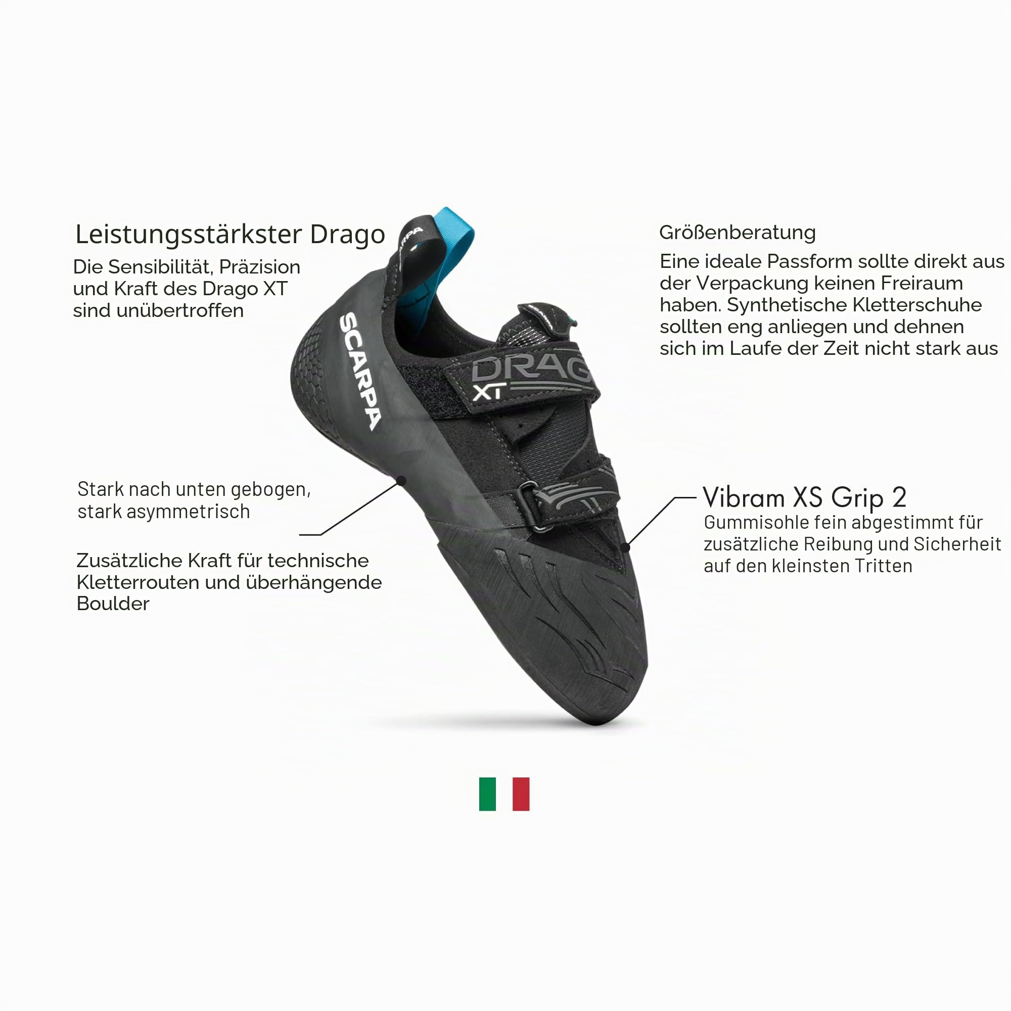 Scarpa - Drago XT - Kletterschuhe, Black Iron
