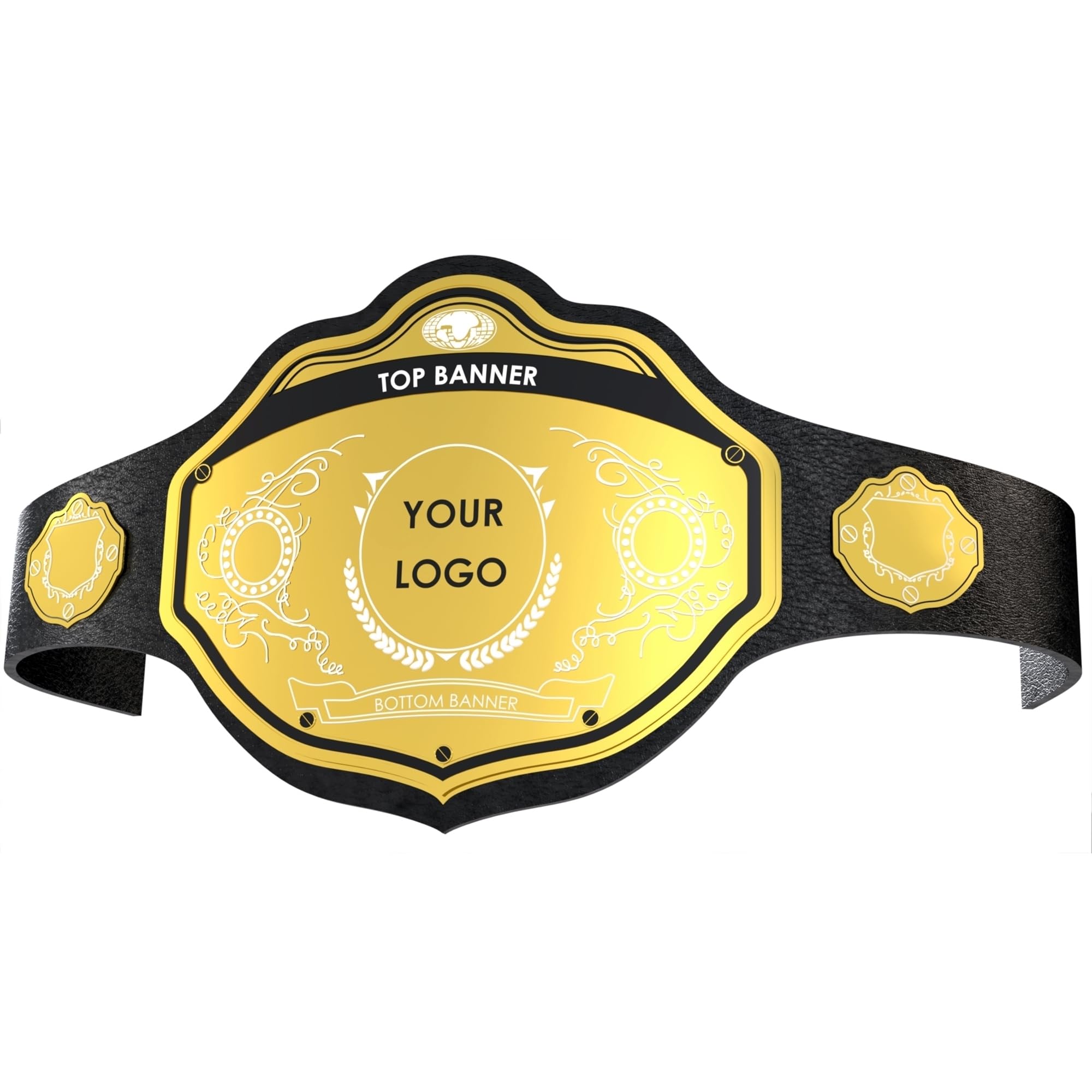 HANDSY Custom Wrestling Championship Belt - Championship Belt Customizable Wrestling Belt Fully Personalized for All Sports