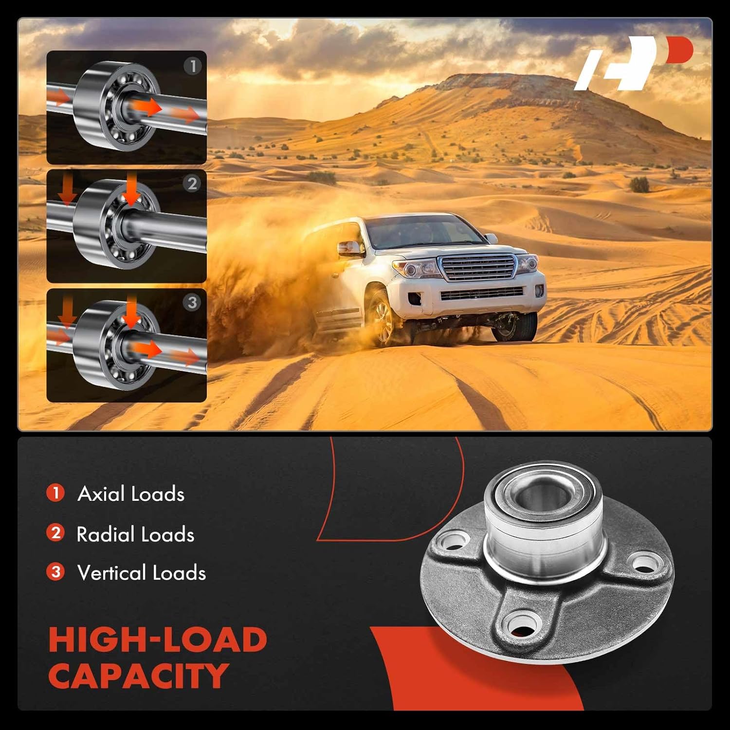 A-Premium 2 x Rear Wheel Bearing and Hub Assembly Compatible with Nissan Sentra 2000-2006