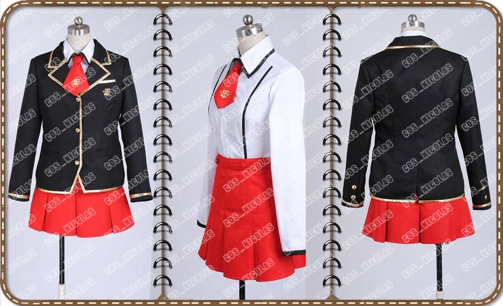 Amazon.co.jp: バカとテストと召喚獣 文月学園女子制服 コスプレ衣装
