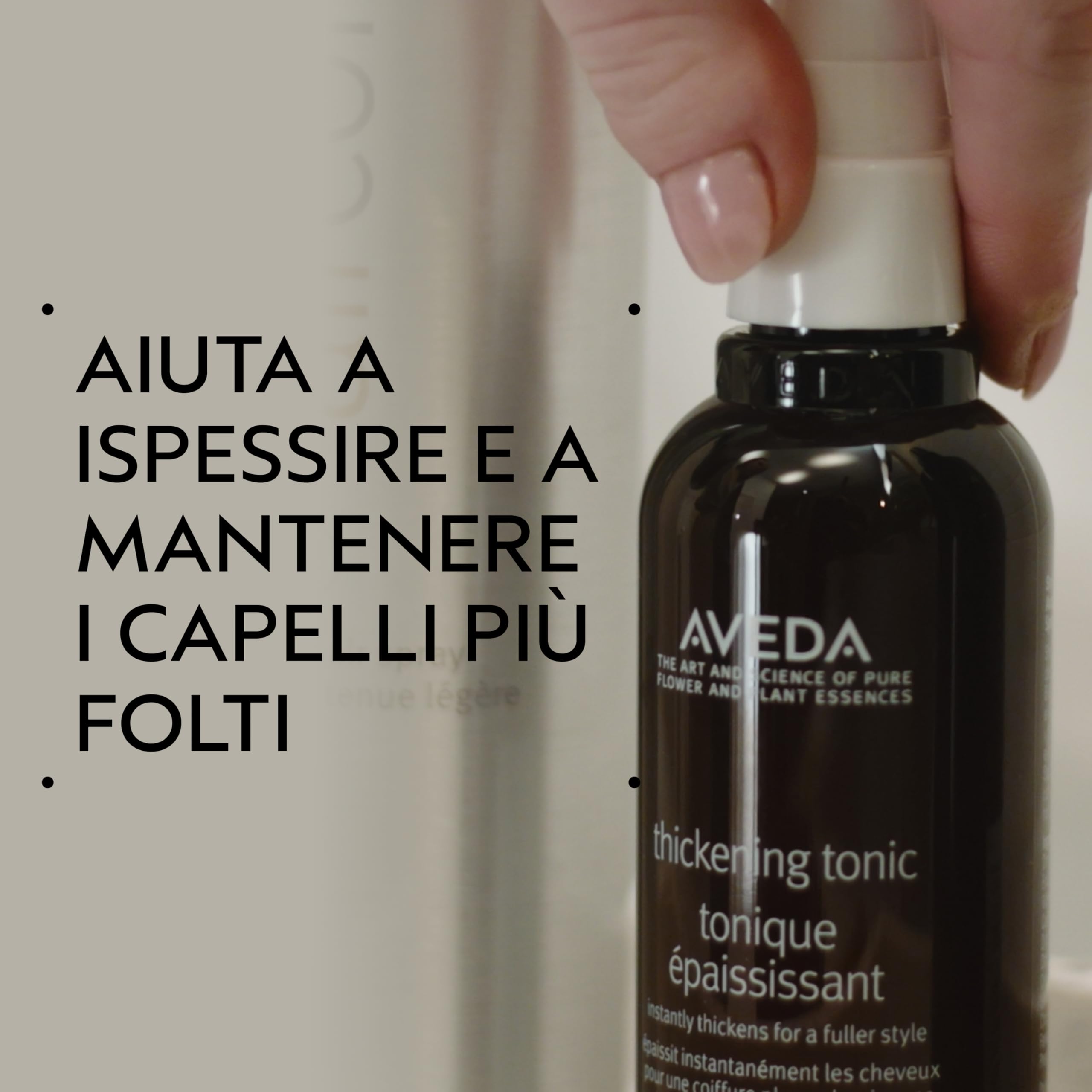 Aveda Thickening Tonic™ - Spray che dona volume istantaneo ai capelli - Per capelli sottili - Con amla biologica certificata (100 ml)