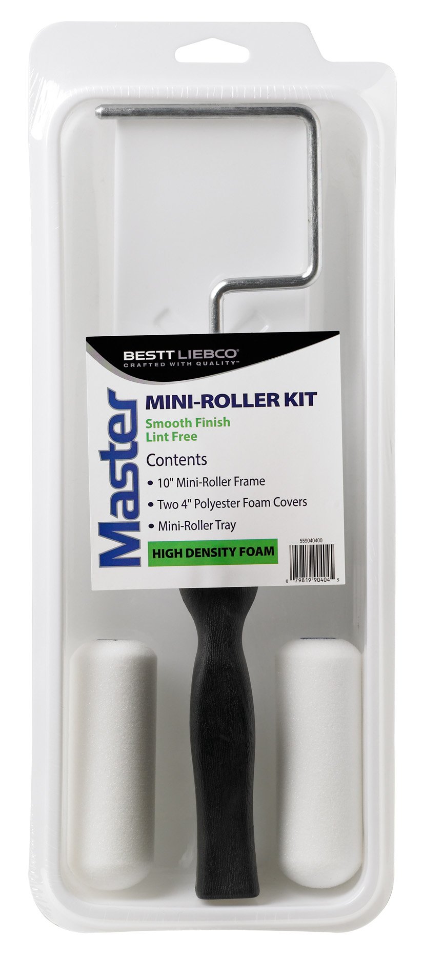 Bestt Liebco 559040400 Master 4 inch Foam 4 Piece Mini Roller Kit