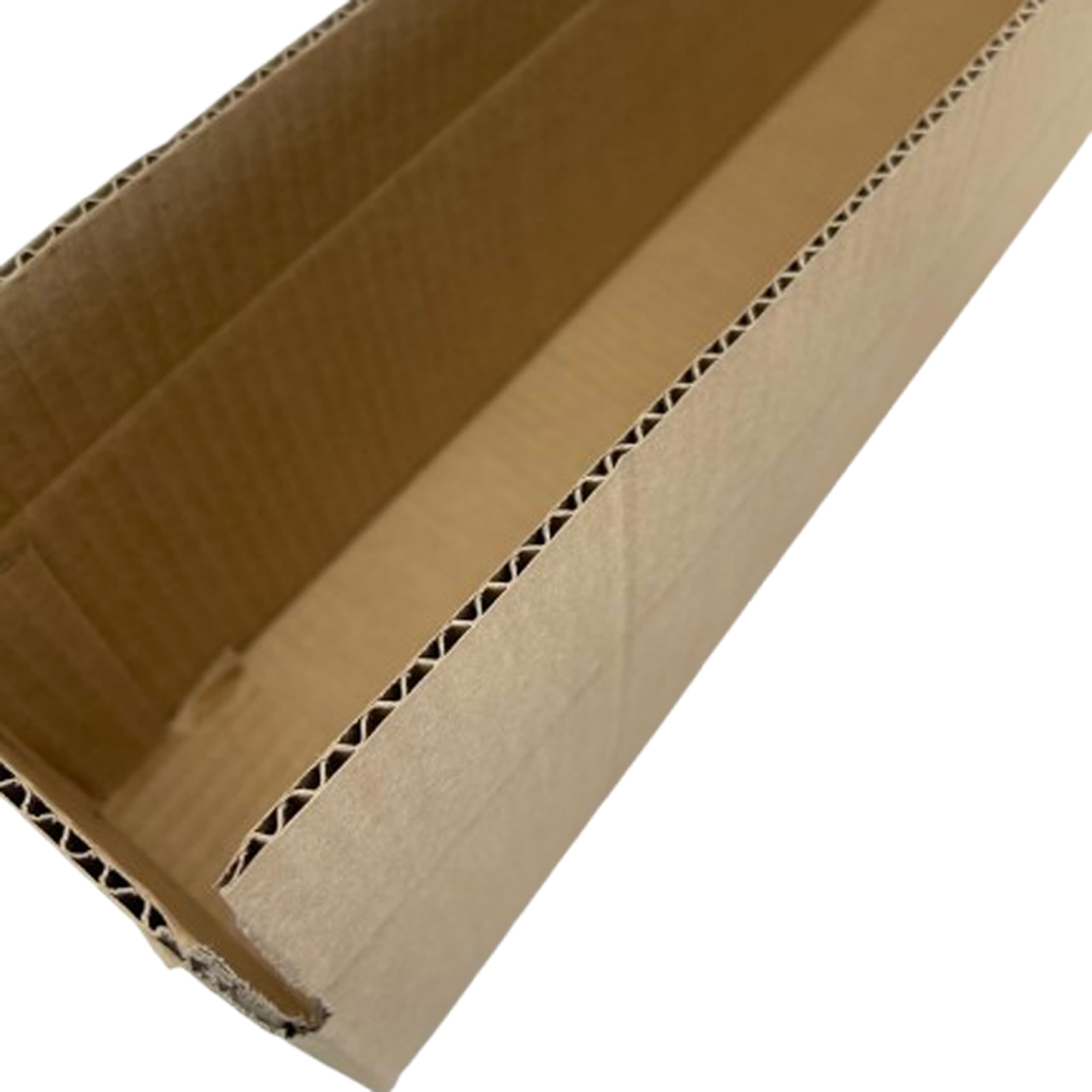 Pack 25 cajas de cartón reforzado 62x12x12 cm - Muy resistentes. Máximo aguante para envíos y almacenaje - Cajas alargadas para embalaje seguro y ecológico.