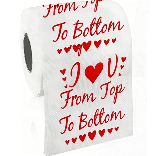 Funny Valentines Toilet Paper, Valentines Day Gifts for Men Women