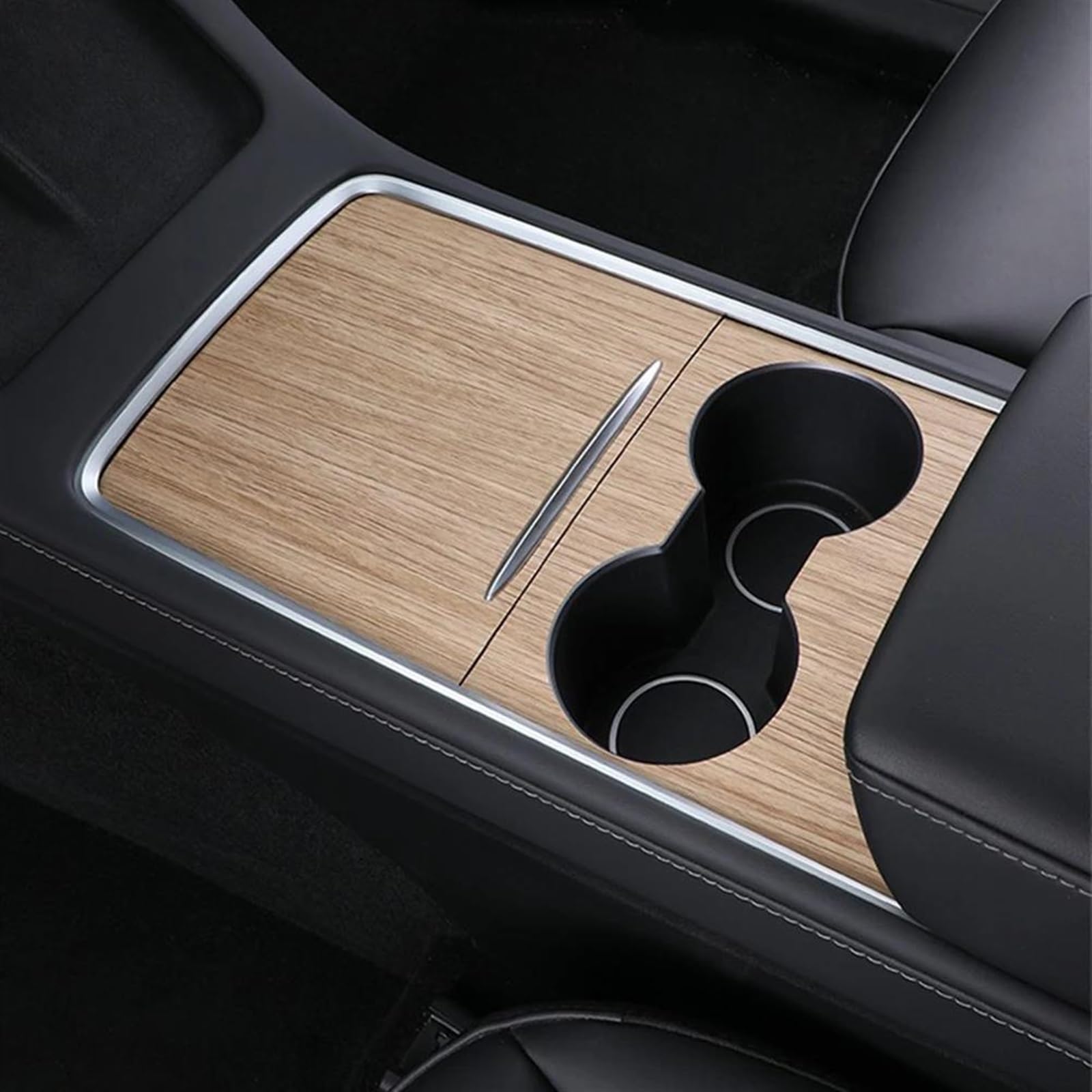 Csspdm Car Interior Accessories Film Central Control Panel Decoration Stickers For Tesla Model 3 Y 2022(A)