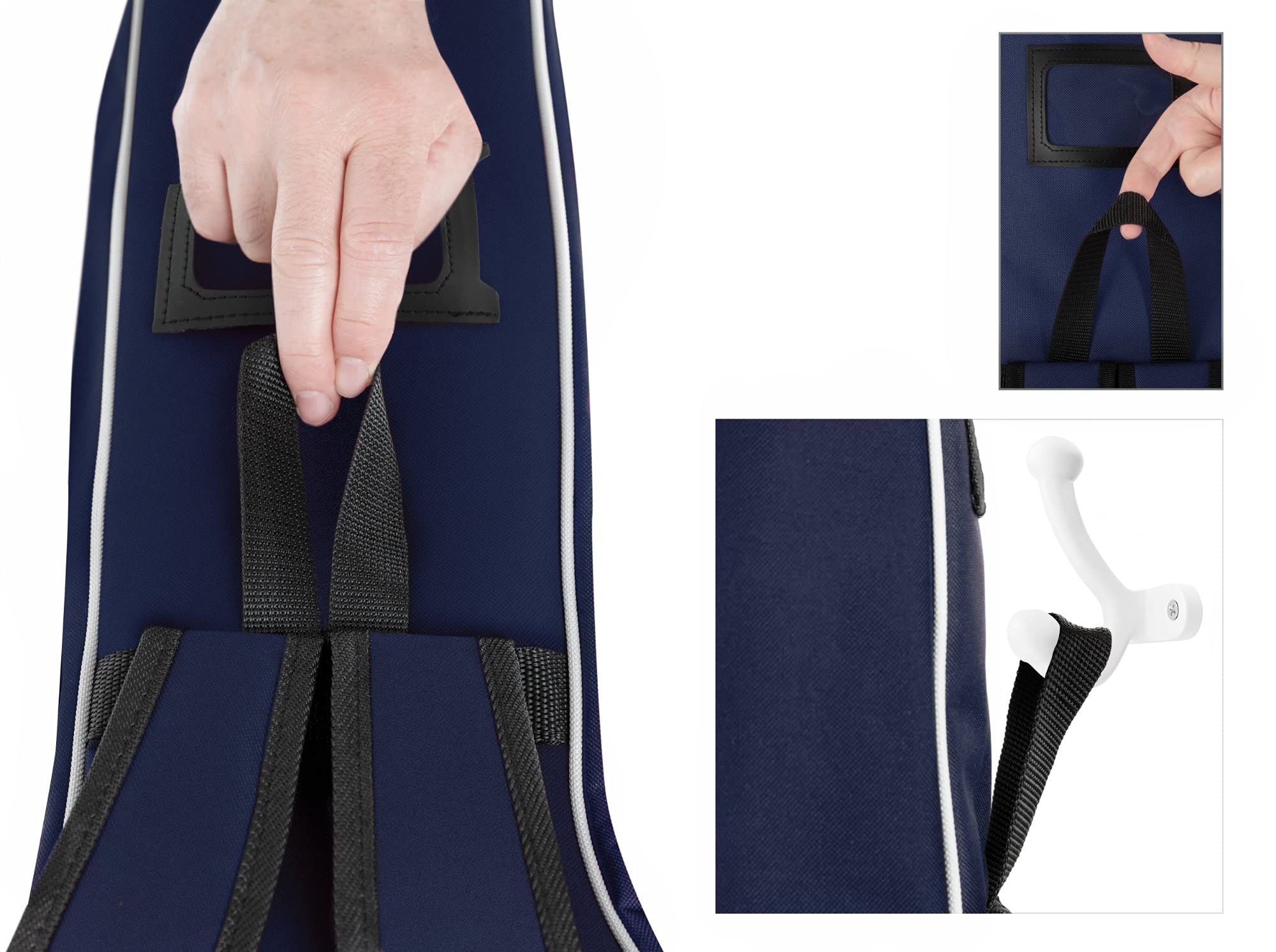 ROCKTILE Funda Guitarra clásica Correas Acolchadas Mochila Azul