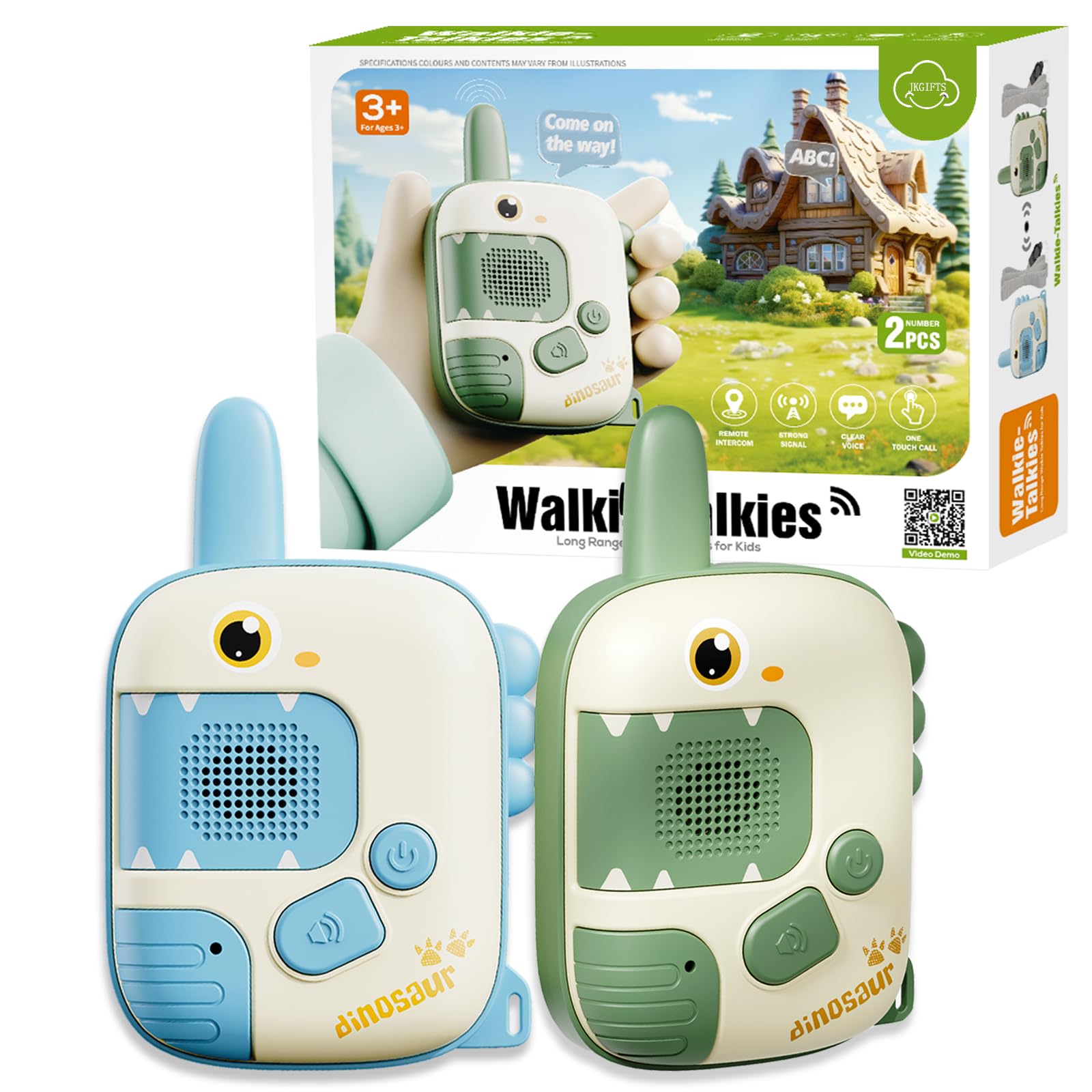 Spielzeug ab 3 4 5 Jahre,Walkie Talkie Kinder Dinosaurier Spielzeug ab 3 4 5 6 7 8 Jahre Geschenke Junge Mädchen 3-10 Junge Mädchen Outdoor Spiele für Kinder Walki Talki Geschenke Weihnachten Ostern