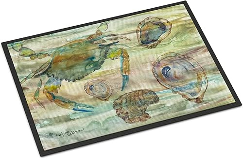 Caroline's Treasures SC2017JMAT - Tapete para interiores o exteriores de 24 x 36 pulgadas, tapete para puerta delantera, para interiores y