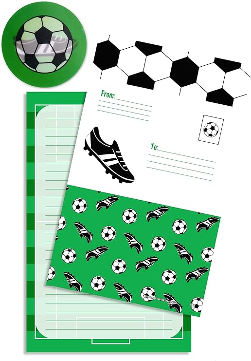 iscream Pack of 8 Fold-over Ready to Send Note Cards - Goal Getter