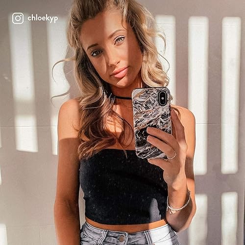 Miniatura 8 de BURGA Funda para teléfono compatible con Samsung Galaxy S20 FE  Carcasa rígida híbrida de 2 capas + funda protectora de silicona  Piedra de mármol