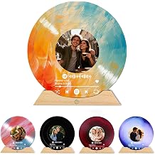 Personalized Vinyl Record with Photo, Custom Spotify Plaque, Acrylic Song Plaque Music Art Decor, Photo Gift for Couples, Boyfriend, Anniversary, Wedding, Graduation, Valentine&rsquo;s Day
