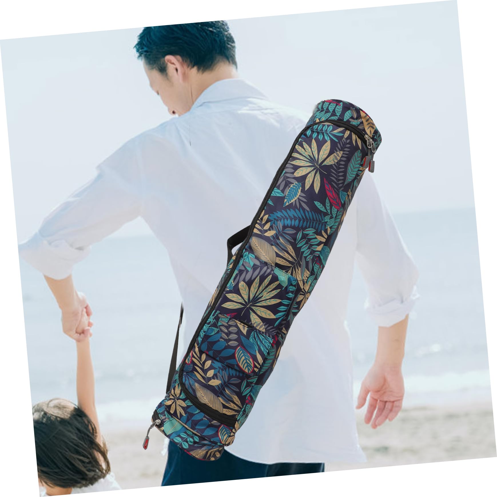TOYANDONA Bolsa de Almacenamiento Cilindro para Esterilla de Yoga y Fitness