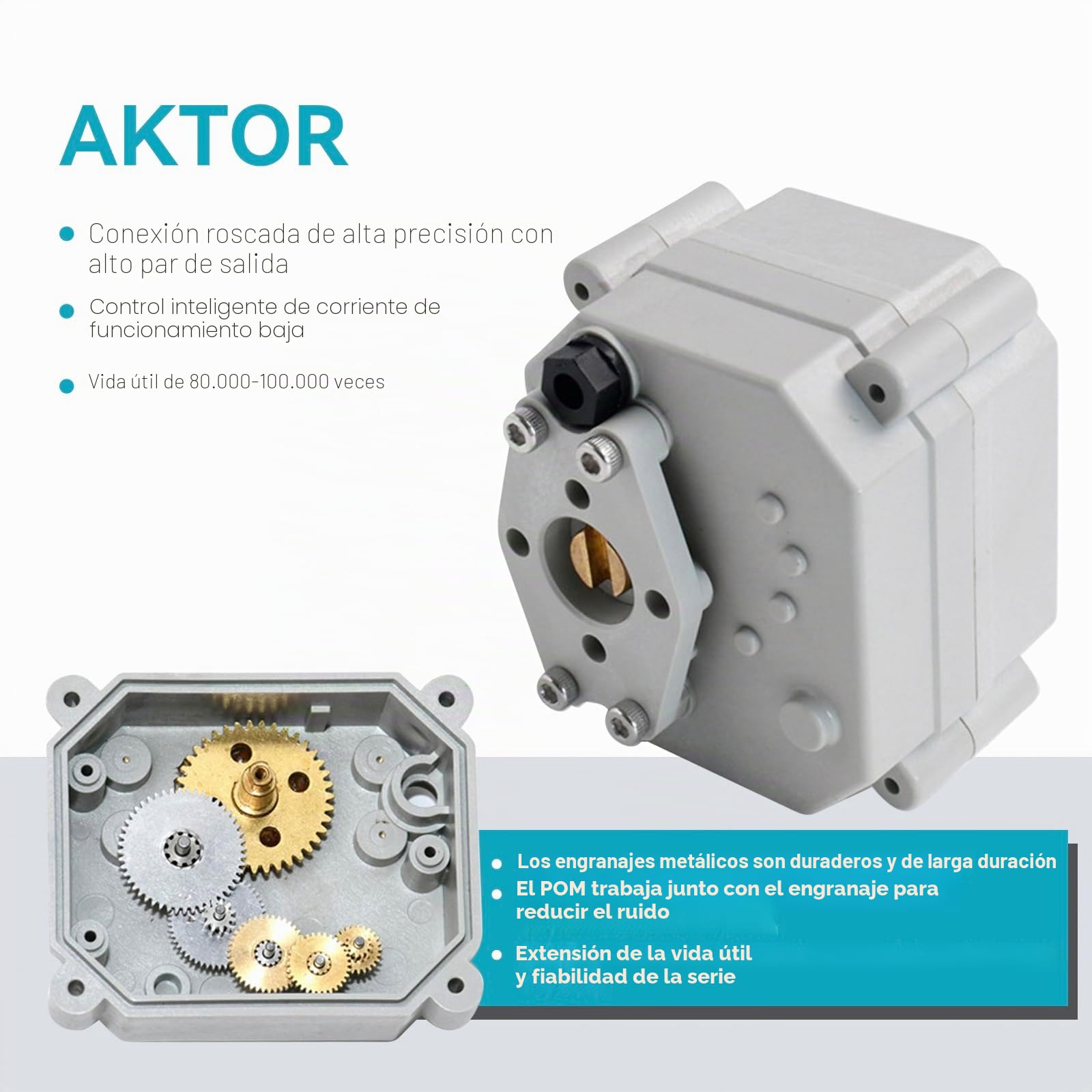 BACOENG 1 1/4" DN32 Válvula Motorizada de Esfera de 2 Vías, Válvula de Bola de Latón de AC/DC9-24V CR202 NC