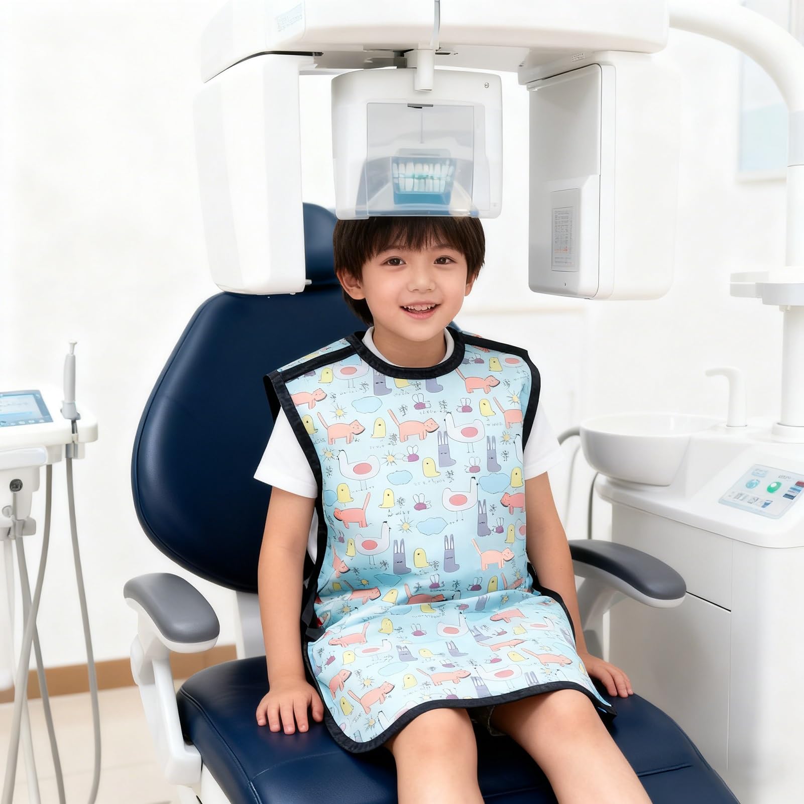 Bleischürze Bleischürze Für Strahlenschutz Für Kinder Mit Schilddrüsenschutzkragen, Bleiweste Mit 0.5mm Pb Bleiäquivalent