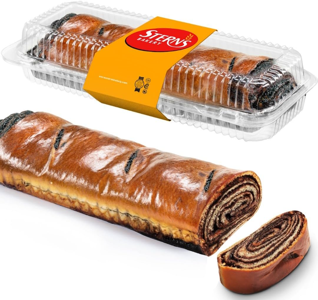 Hungarian Chocolate Kokosh Cake | Chocolate Babka Bread | Coffee Cake | Danish Pastry | Dairy & Nut Free | Fresh & Delicious |1 Loaf -15 oz Stern’s Bakery
