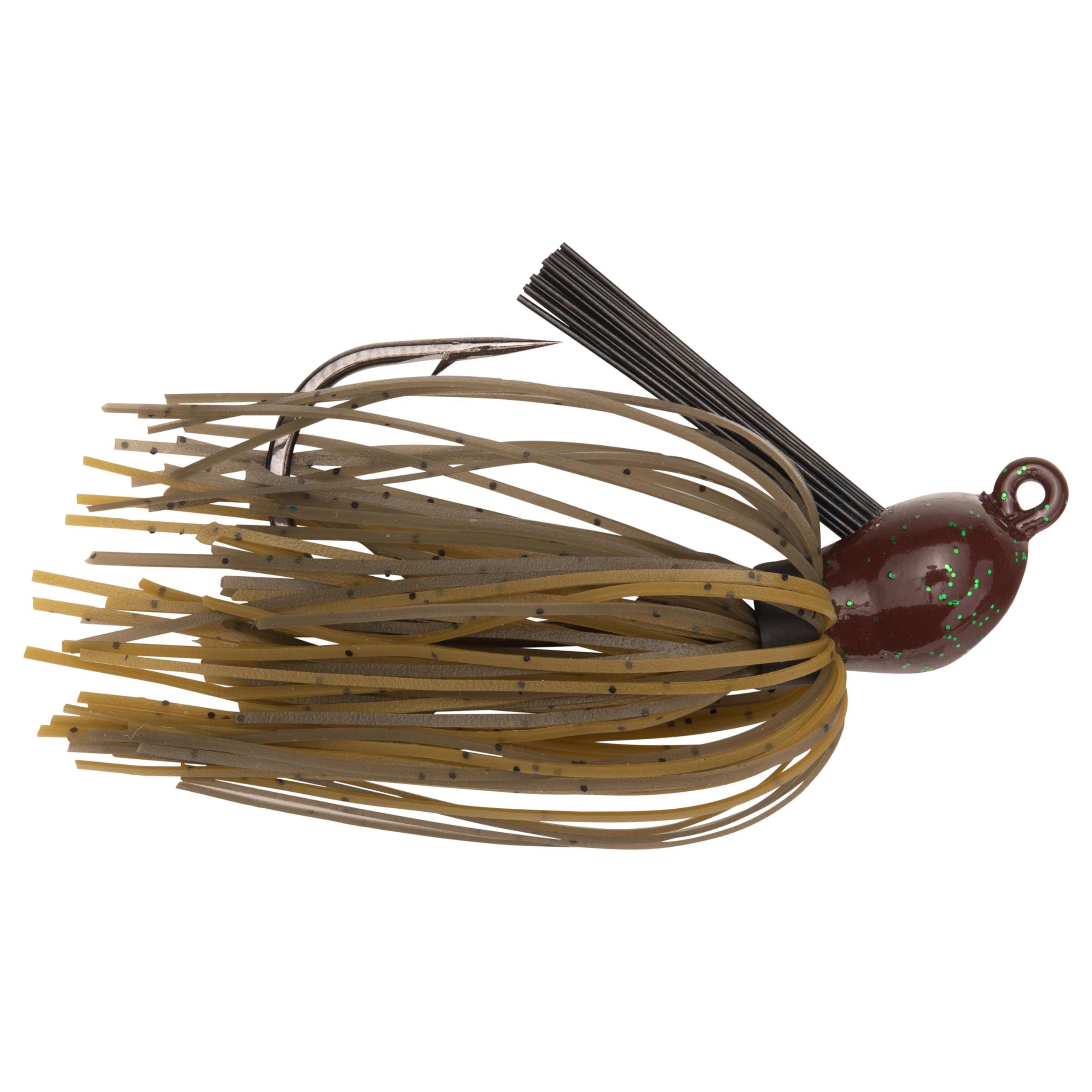 Strike King Bitsy Flip Jig Fishing Lure, Extra-Strong Weed Guard